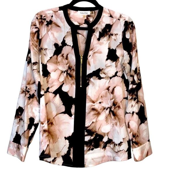 Calvin Klein Small Floral Top - Picture 1 of 6